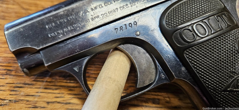 Colt 1908 Vest Pocket Hammerless, .25ACP-img-5
