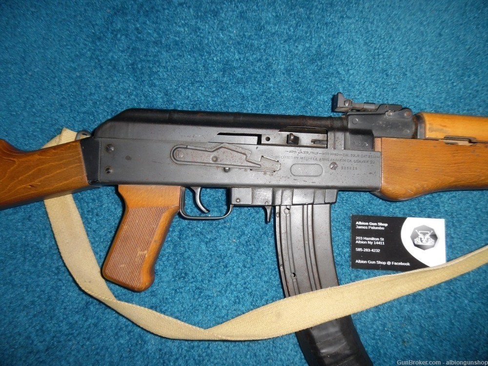mitchell arms model ap-80 ak22 22 lr, made in italy-img-2