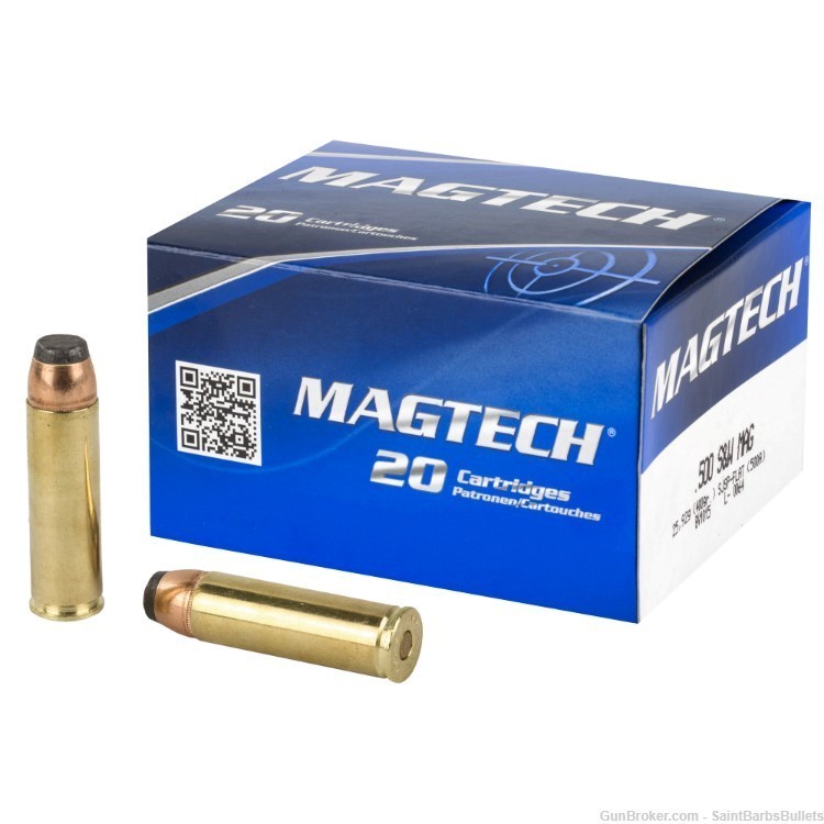 Magtech .500 S&W 400 Grain Semi-Jacketed Soft Point - 20 Rounds-img-0
