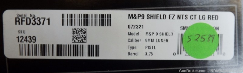 NIB SMITH & WESSON M&P9 SHIELD EZ NTS LG 9MM 3.75" BOX-img-8