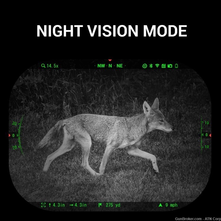 ATN X-Sight 5, 5-25x, UHD Smart Day/Night Hunting Rifle Scope-img-4