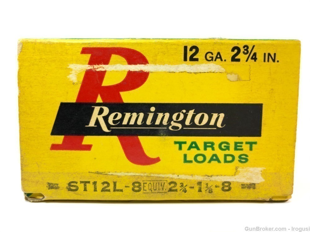 Remington Target Loads 12 Ga 2-3/4" Equiv 2-3/4 1-1/8 8 Vintage 17 Rounds -img-2