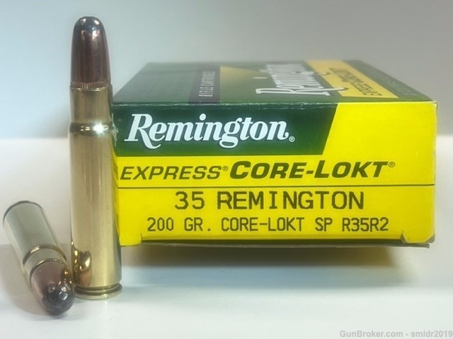 20 Rounds Remington 35 Remington 200 Grain Core-Lokt #R35R2 Factory New!-img-0