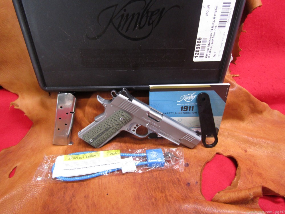 Kimber Stainless TLE/RL II 45 ACP Semi Auto Pistol New in Box-img-0