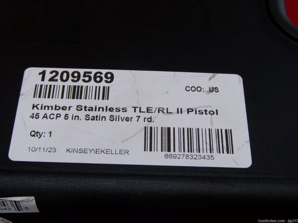 Kimber Stainless TLE/RL II 45 ACP Semi Auto Pistol New in Box-img-12
