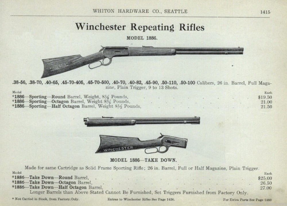 EARLY, ANTIQUE Winchester Model 1886 Rifle -.40-82 WCF - *SHARP GUN!*-img-11