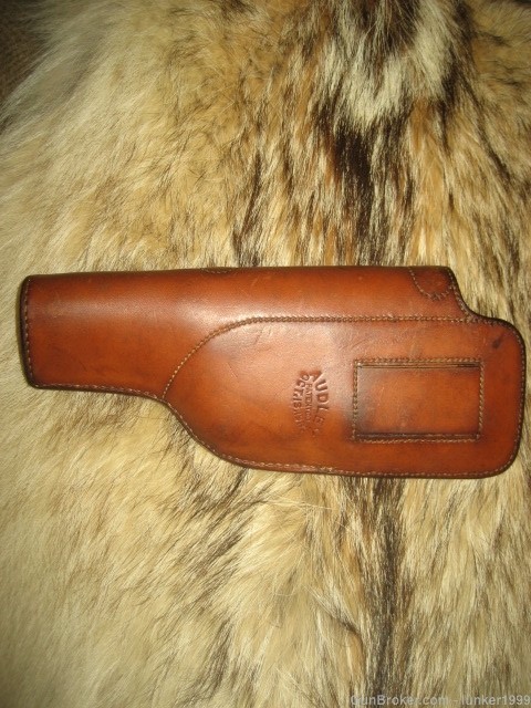 VINTAGE AUDLEY HOLSTER COLT 1908/1903 AUTO VERY NICE !!-img-5