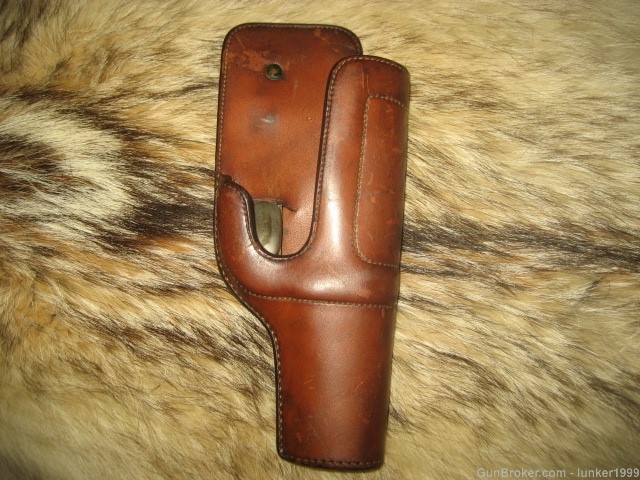 VINTAGE AUDLEY HOLSTER COLT 1908/1903 AUTO VERY NICE !!-img-0