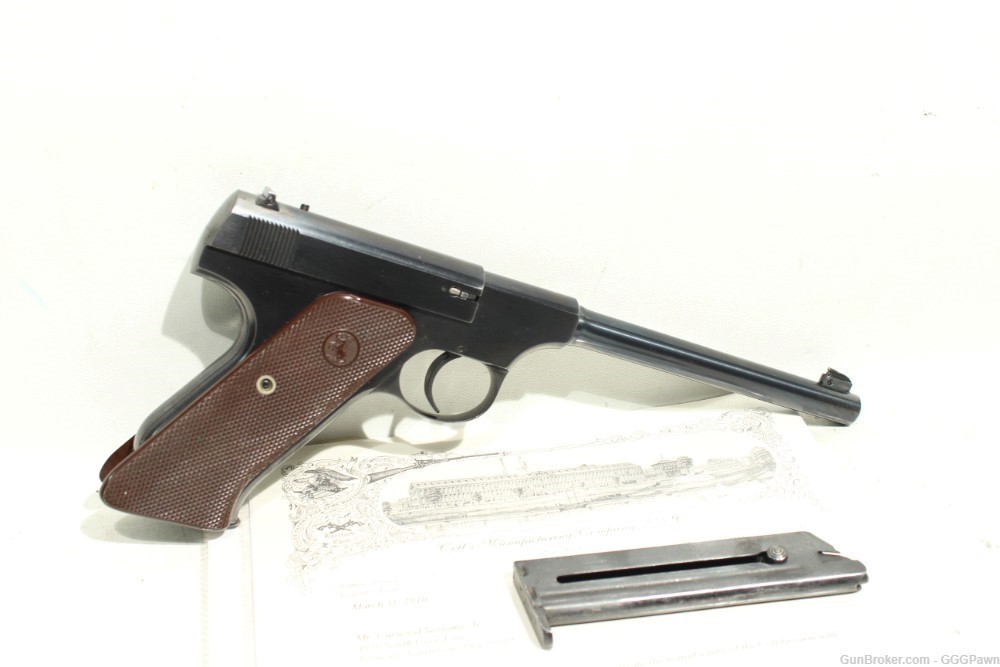 Colt Pre Woodsman 22 LR Made in 1925-img-0