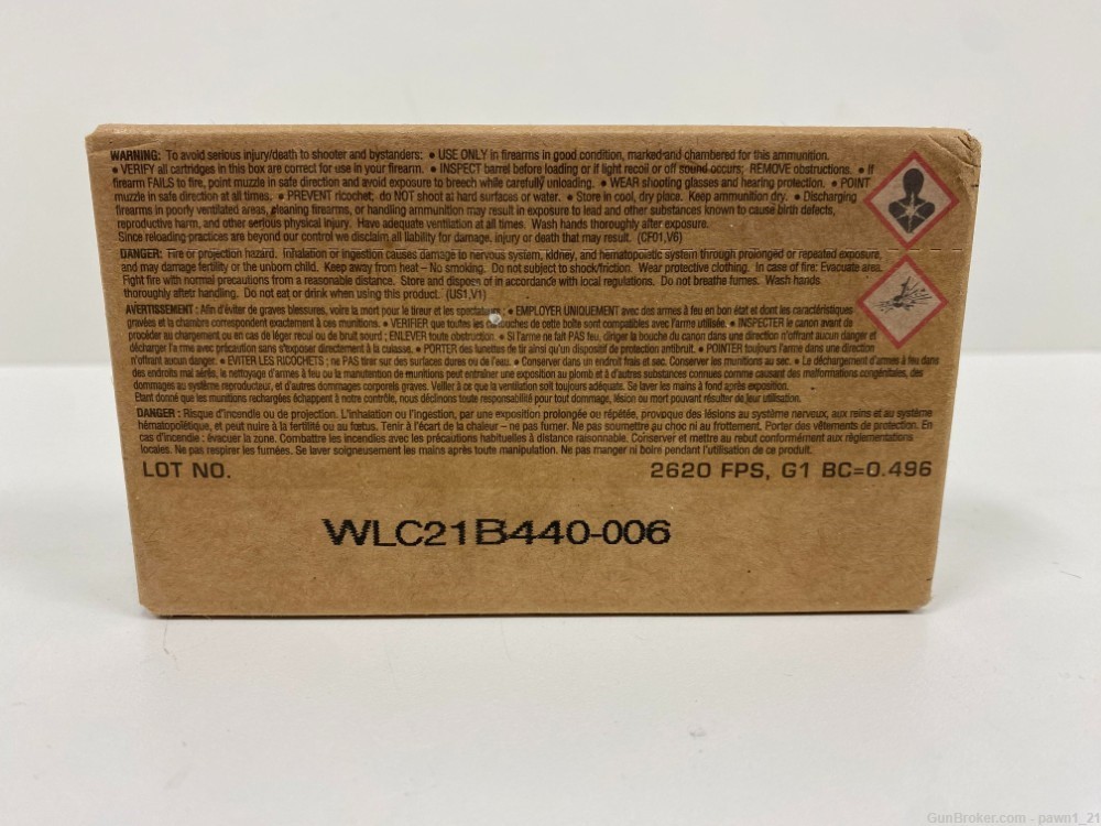 Winchester service grade 7.62x51mm 175 GR 20 rounds -img-3