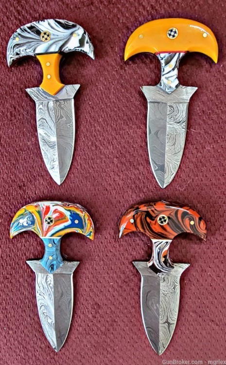 Damascus KATAR or PUSH DAGGER knives -img-1