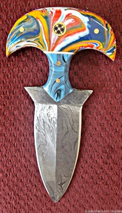Damascus KATAR or PUSH DAGGER knives -img-4