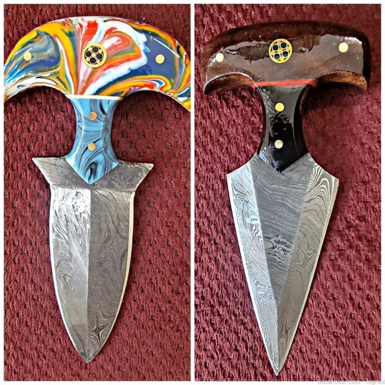 Damascus KATAR or PUSH DAGGER knives -img-0
