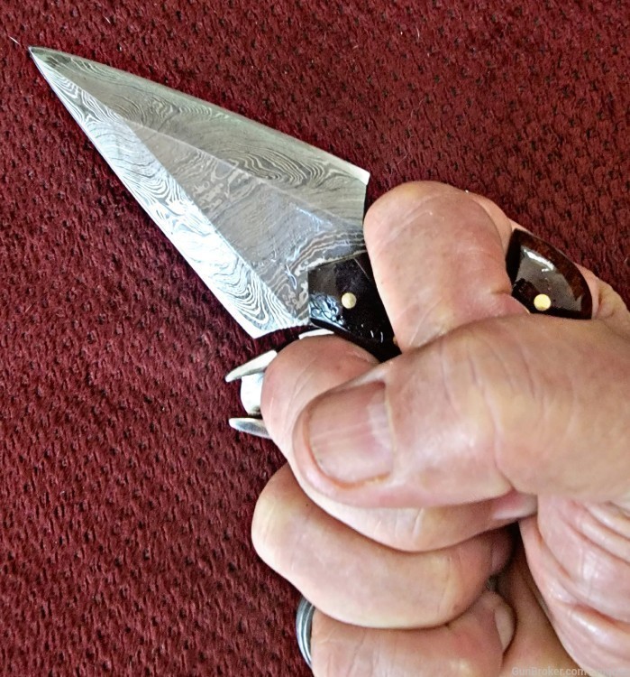 Damascus KATAR or PUSH DAGGER knives -img-7