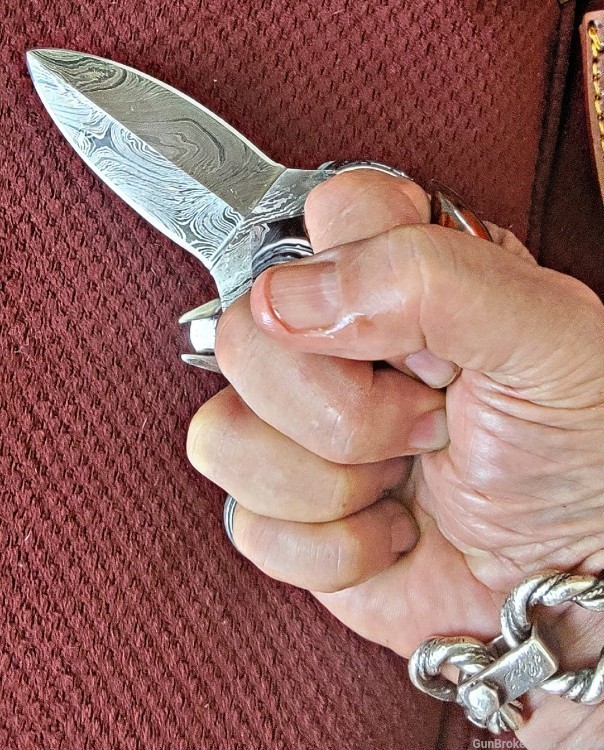 Damascus KATAR or PUSH DAGGER knives -img-2