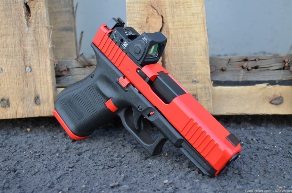 Glock 23 G5 MOS 40S&W X-Werks USMC Red Trijicon RMR Ameriglo Supp OR NS New-img-1