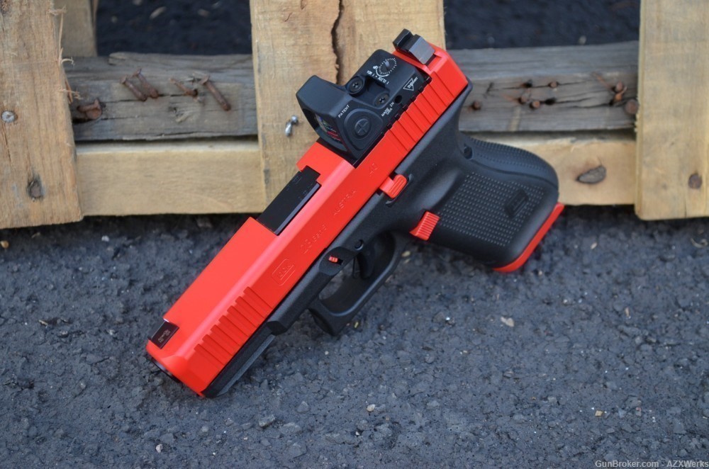 Glock 23 G5 MOS 40S&W X-Werks USMC Red Trijicon RMR Ameriglo Supp OR NS New-img-6