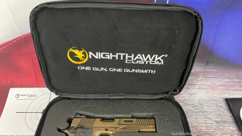 Nighthawk Custom Agent 2 45 ACP 1911 pistol -img-31