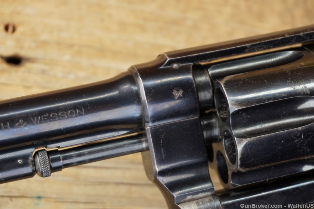S&W 2nd Mod HE .455 British WW1 Service Revolver 45 EXC BORE nice finish -img-15