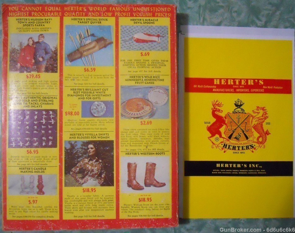 HERTERS COLECTABLE - august 1973 - august 1974  catalog - waseca mn-img-1