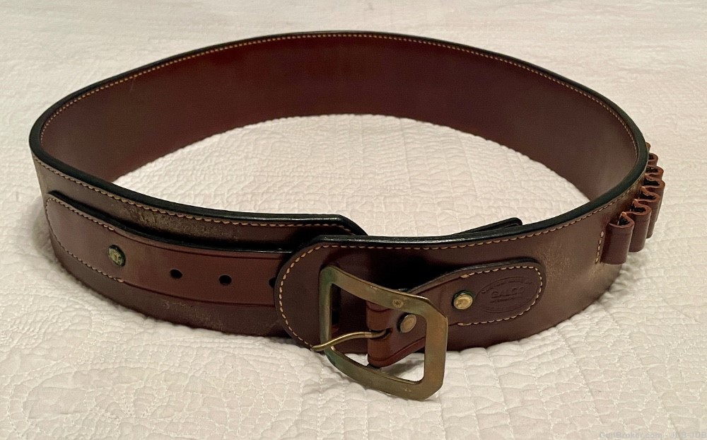 Galco Leather Pistol Belt with 30 Cartridge Holders, TB38W, New-img-0
