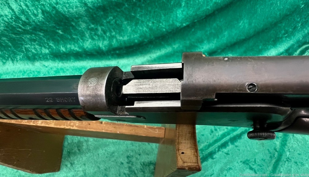 Winchester Model 1890 .22 Short, 24" Octagon Barrel Circa 1914 Peep Sight-img-29