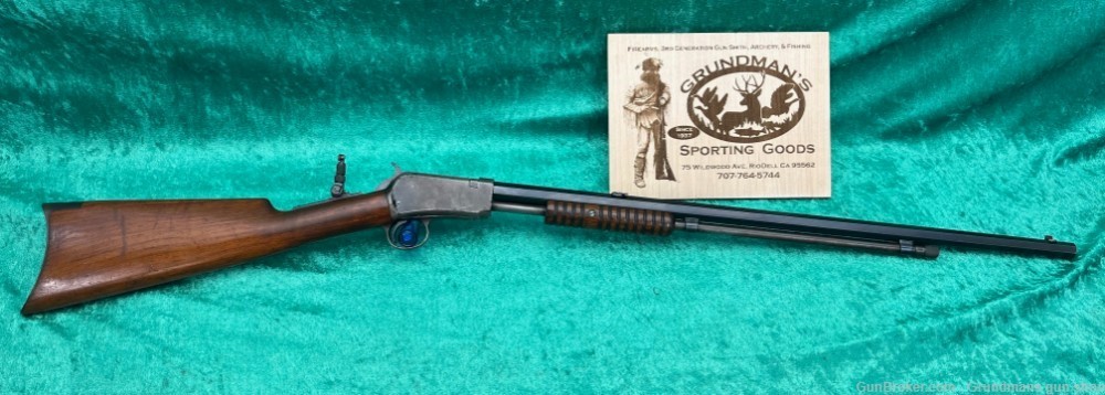 Winchester Model 1890 .22 Short, 24" Octagon Barrel Circa 1914 Peep Sight-img-6