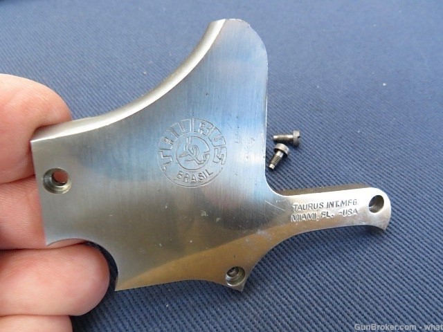 Taurus Model 65 .357 Revolver Stainless Steel Sideplate with Screws-img-0