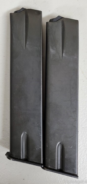 Browning Hi Power 9mm 20rd magazines lot of 2 used-img-0