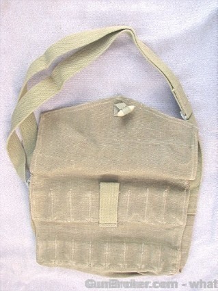 Chinese 1950's flare pistol pouch  made of hemp-img-5