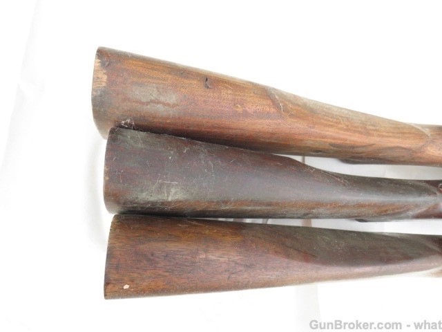 3 Original Winchester Model 75 .22 Rifle Wood Stocks + Some Stock Metal-img-18
