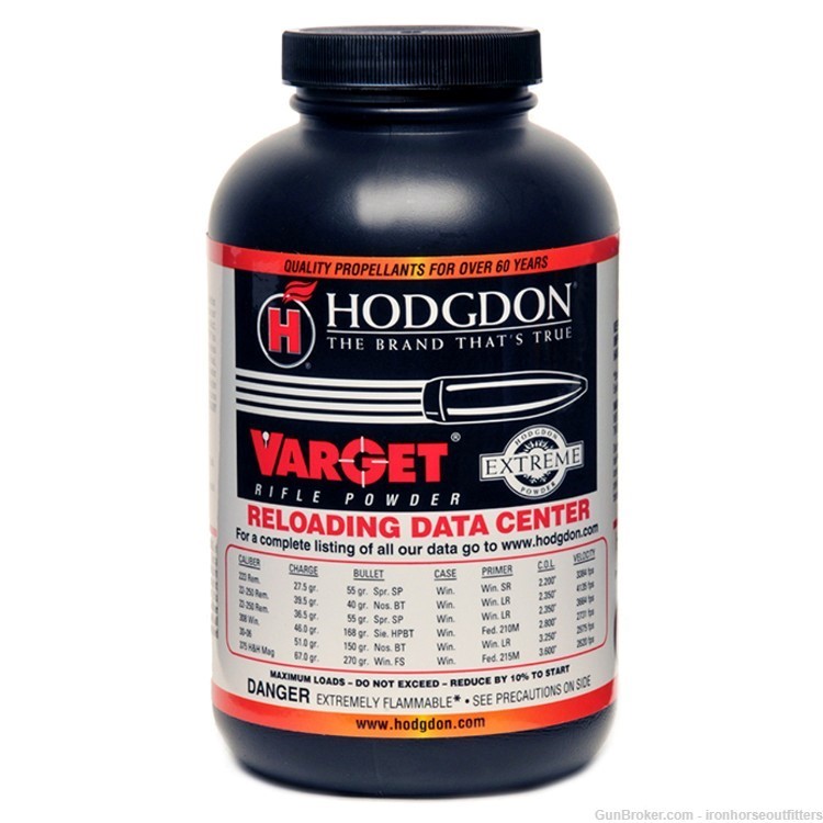 Hodgdon VARGET Smokeless Powder | 1 lb-img-0