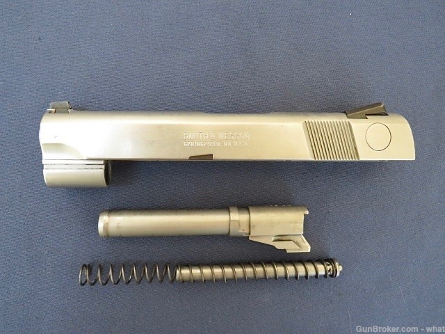 S&W Model 4043 .40 Cal Pistol Slide + Barrel & Recoil Assembly-img-0