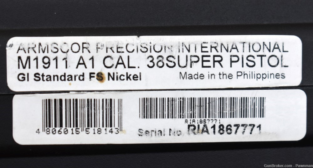 Rock Island 1911A1 in .38 Super - High-Polish Nickel-img-14