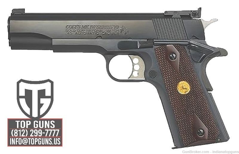 COLT GOLD CUP NATIONAL MATCH Pistol - .45 ACP - 8-rounds with a 5-inch-img-0