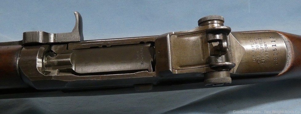 US Army Springfield M1 Garand Semi-Auto Rifle (made 3/44), .30-06 -img-2