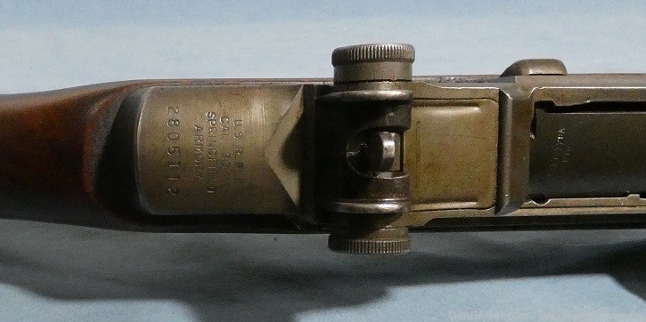 US Army Springfield M1 Garand Semi-Auto Rifle (made 3/44), .30-06 -img-7