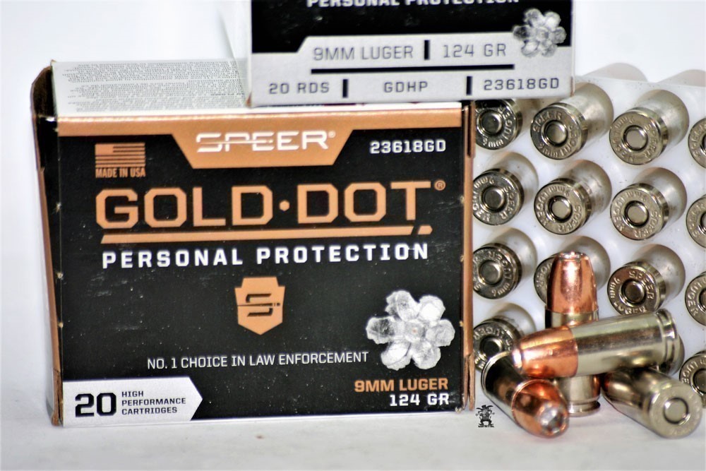 SPEER GOLD DOT Personal Protection 9mm 124 Grain GDHP 9 mm GoldDot 20 RDS-img-1