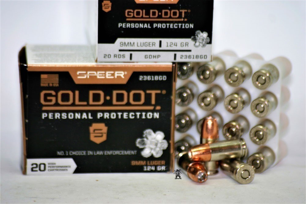 SPEER GOLD DOT Personal Protection 9mm 124 Grain GDHP 9 mm GoldDot 20 RDS-img-2
