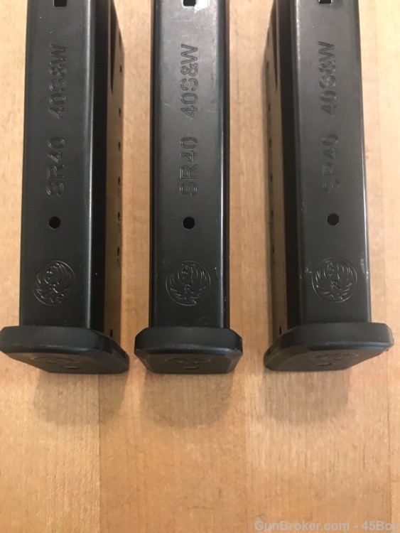 Ruger SR40 15 round magazines x3 mags SR-40 40S&W-img-1