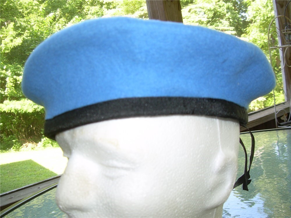 VTG NEW UN Peacekeepers Military Beret, 7 1/2 Large-img-6
