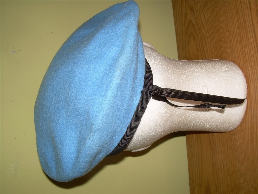 VTG NEW UN Peacekeepers Military Beret, 7 1/2 Large-img-2