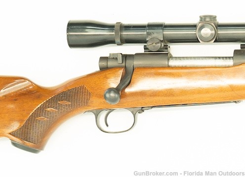 Super Rare! 1964 Winchester Model 70 243 Win Bull Barrel Monte Carlo Stock-img-2