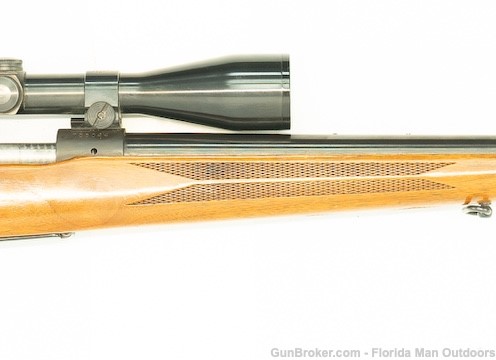 Super Rare! 1964 Winchester Model 70 243 Win Bull Barrel Monte Carlo Stock-img-3