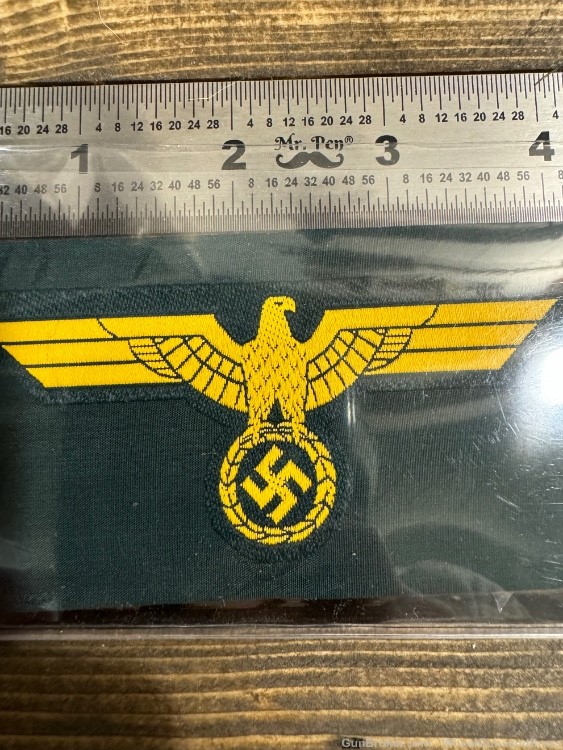 WW2 German Third Reich NSDAP Eagle Patch Artillery Kriegsmarine WWII -img-1