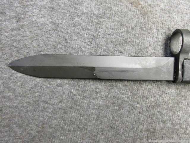 WEST GERMAN HK G3 BAYONET WITH SCABBARD-13 GROOVE HANDLE (EXCELLENT)-img-3