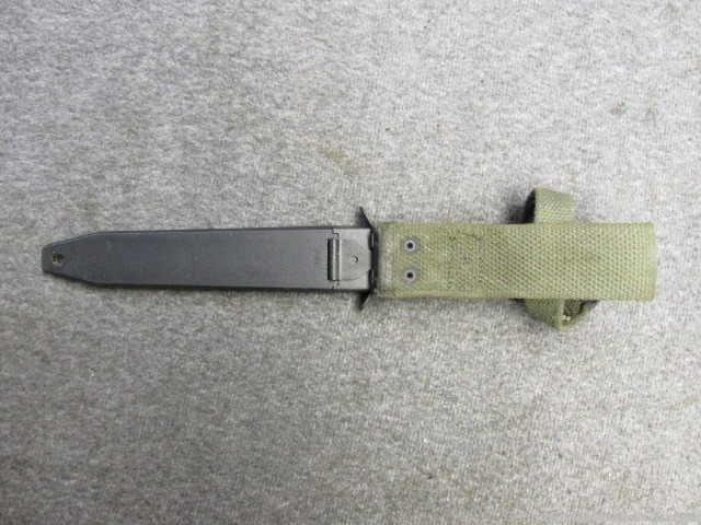 WEST GERMAN HK G3 BAYONET WITH SCABBARD-13 GROOVE HANDLE (EXCELLENT)-img-14