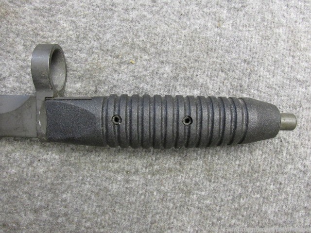 WEST GERMAN HK G3 BAYONET WITH SCABBARD-13 GROOVE HANDLE (EXCELLENT)-img-2