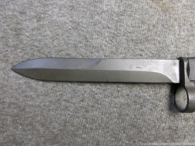 WEST GERMAN HK G3 BAYONET WITH SCABBARD-13 GROOVE HANDLE (EXCELLENT)-img-6