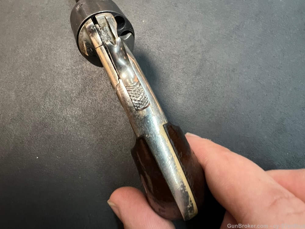 1870s Colt Open Top Pocket Model .22 Revolver Antique Black Powder -img-12